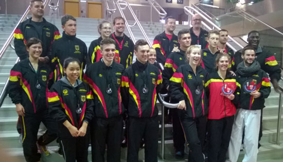 Deutschland Team bei der Wado EM in Luxemburg