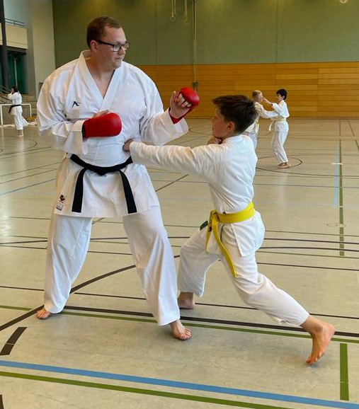 Kumite Training mit Kilian