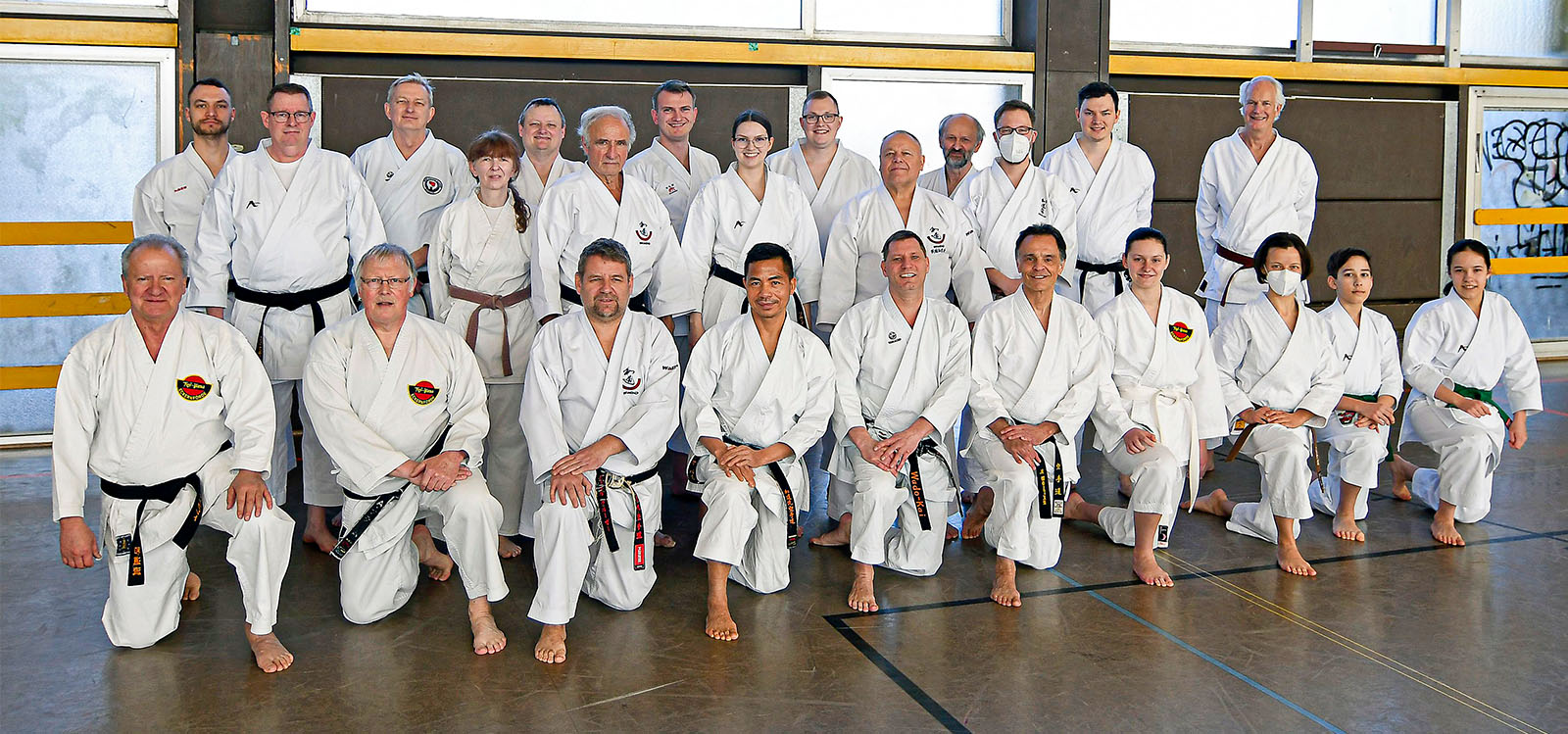  Teilnehmer*innen beim Wadokai Seminar mit Sensei Barry Willkinson